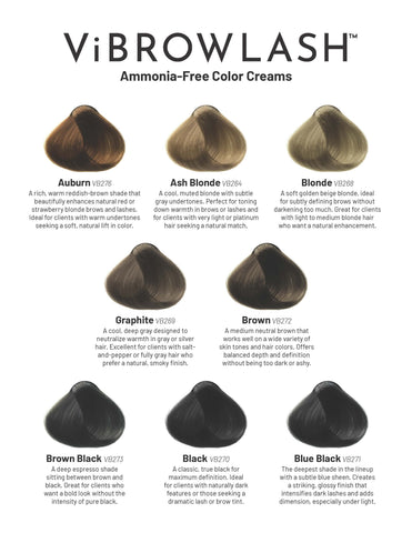 Image of ViBrowLash Ammonia-Free Color Cream, 20 mL